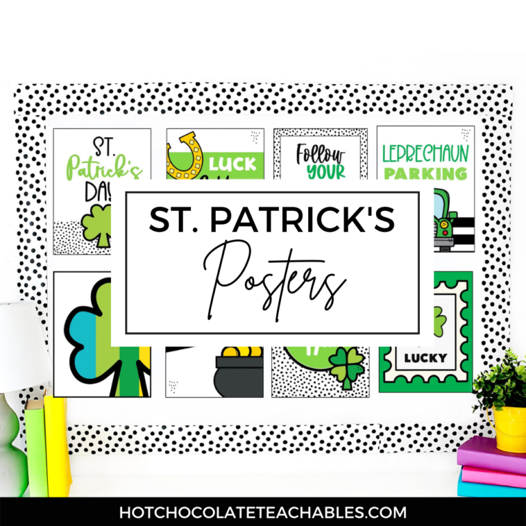ST PATRICK'S DAY classroom posters