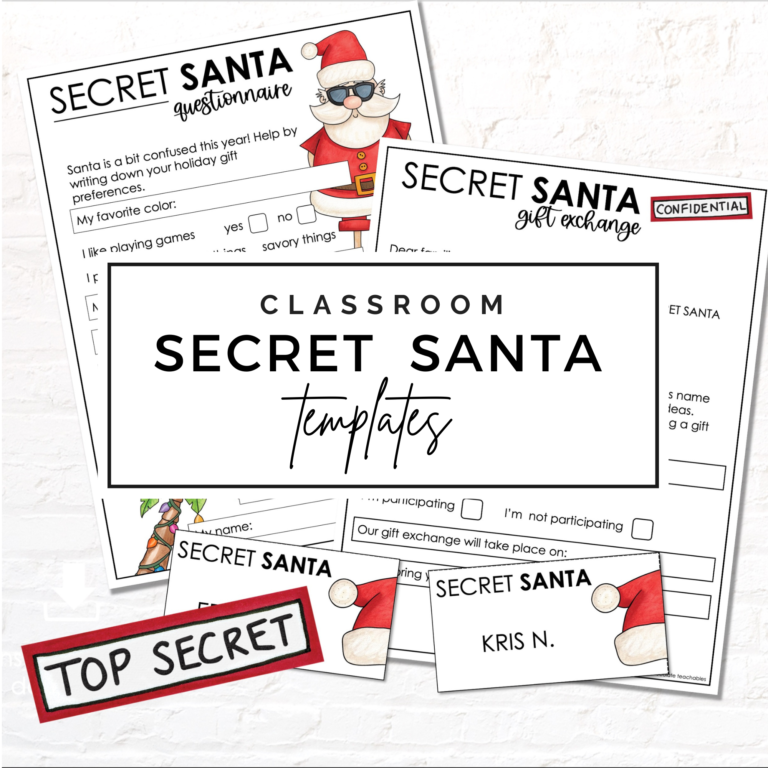 Host a Secret Santa Gift Exchange in your classroom
