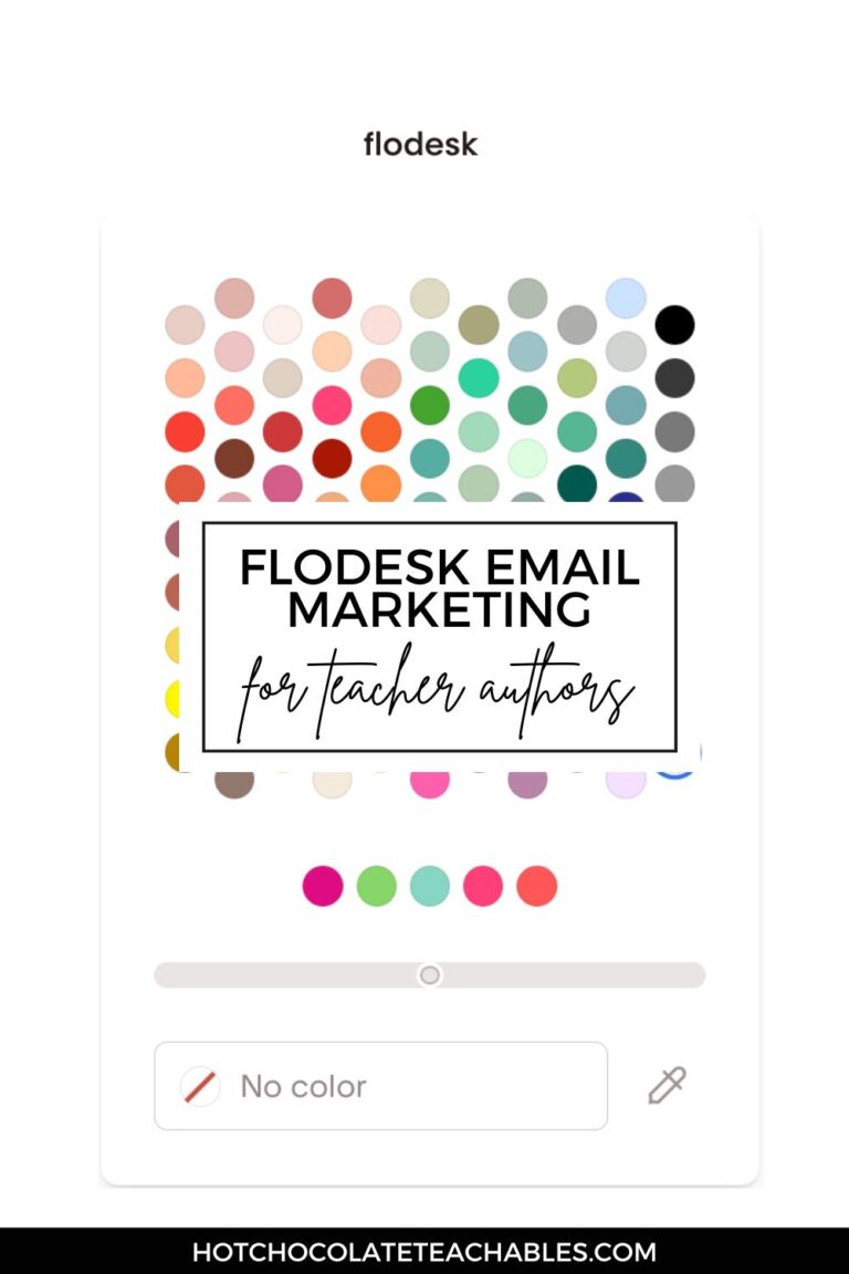 flodesk email marketing for teacher authors