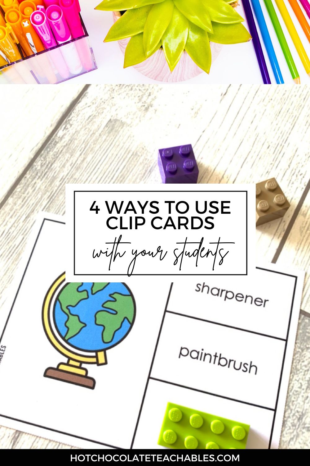 use vocabulary clip cards in your ESL lessons