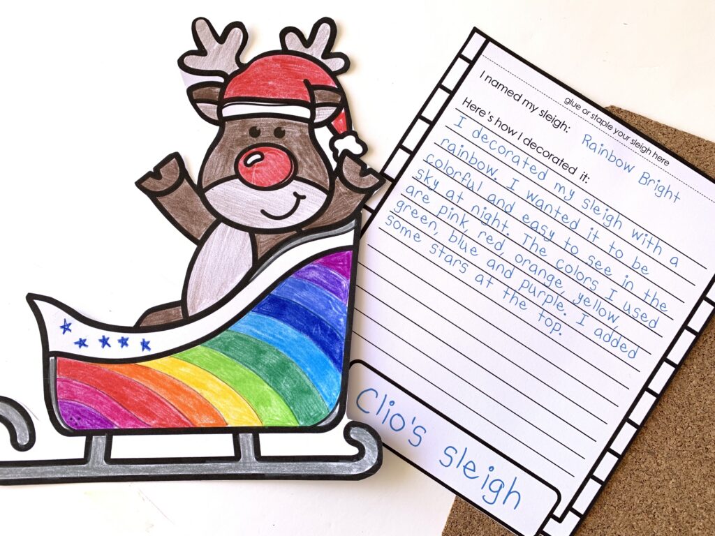 Christmas Descriptive writing crafts