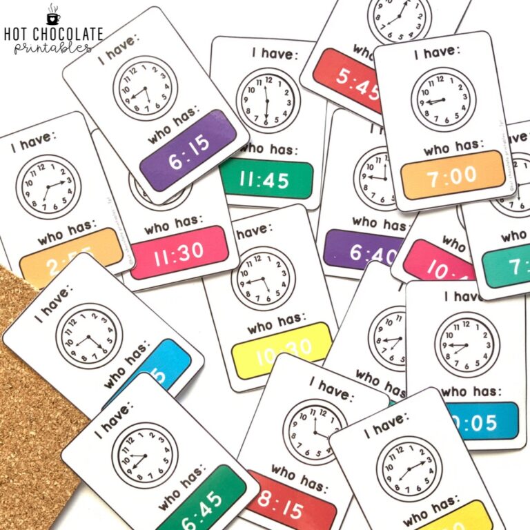 Telling Time in English - Games and Activities