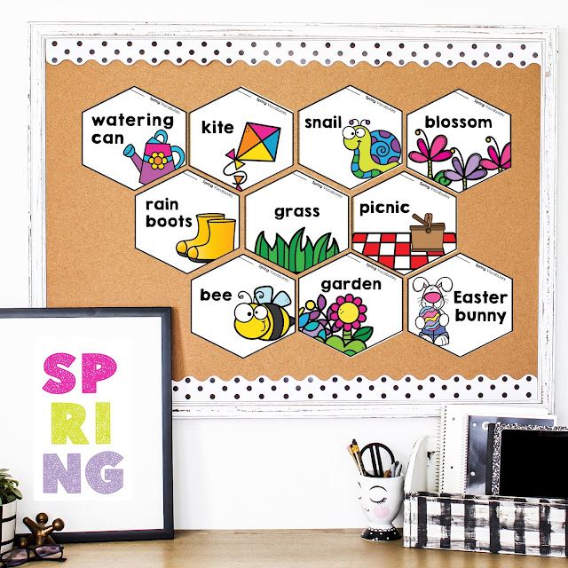Spring Vocabulary Posters