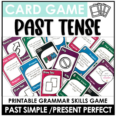 Past tense /d/ Playing Cards