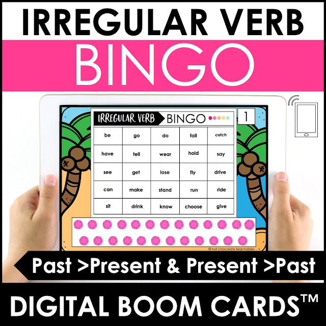 Irregular Verb Bingo Game